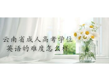 云南省成人高考學(xué)位英語(yǔ)