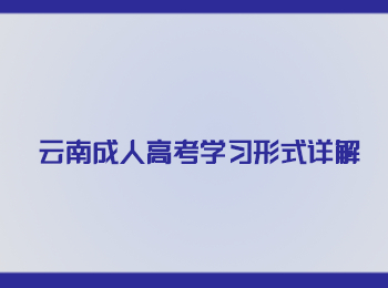 云南成人高考學(xué)習(xí)形式
